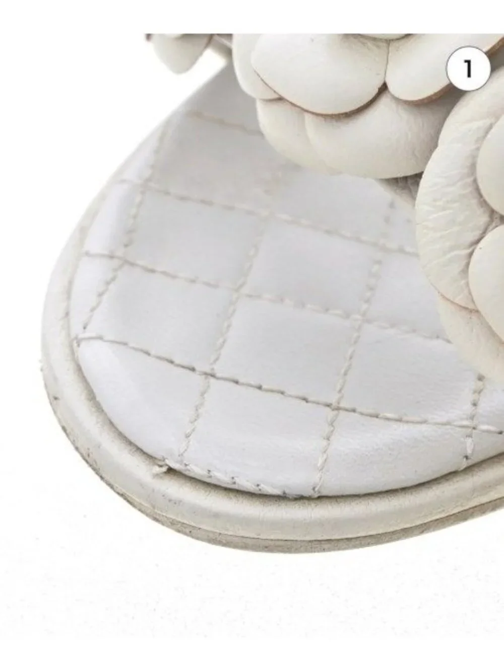 Chanel Sandals White